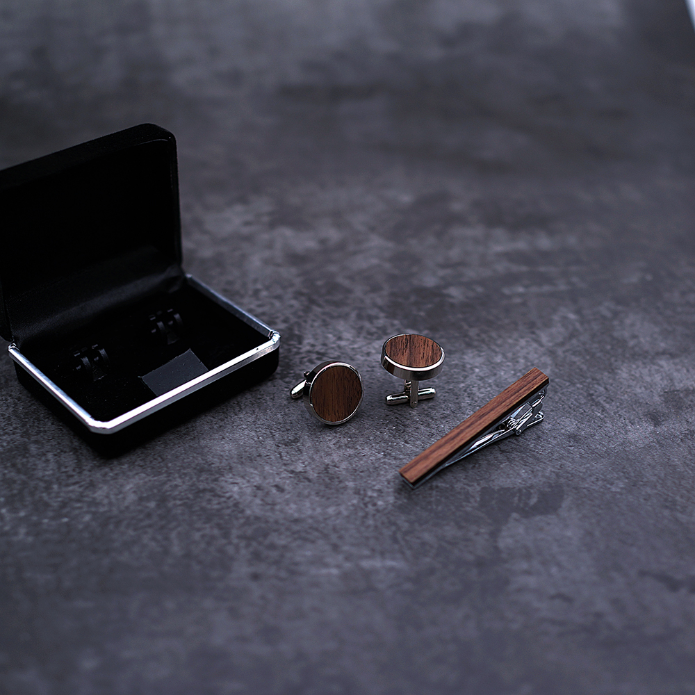 High Quality Cuff links neckti - Tie Bar Set Gift บทวิจารณ์และราคา
