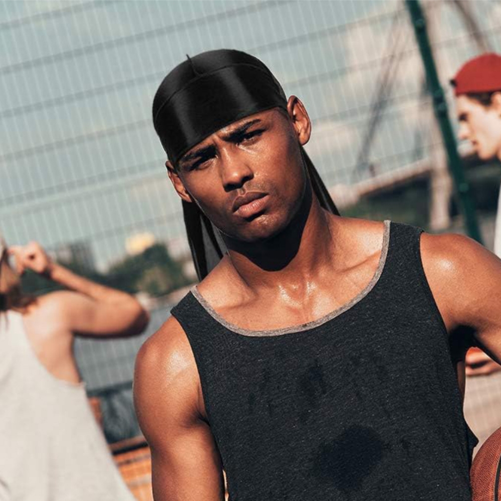 Men's Silk Durag Bonnet Bandan - Bandana Doo Rag บทวิจารณ์และราคา