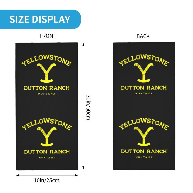 Yellowstone Dutton Ranch Print - Neck Warmer Tube บทวิจารณ์และราคา