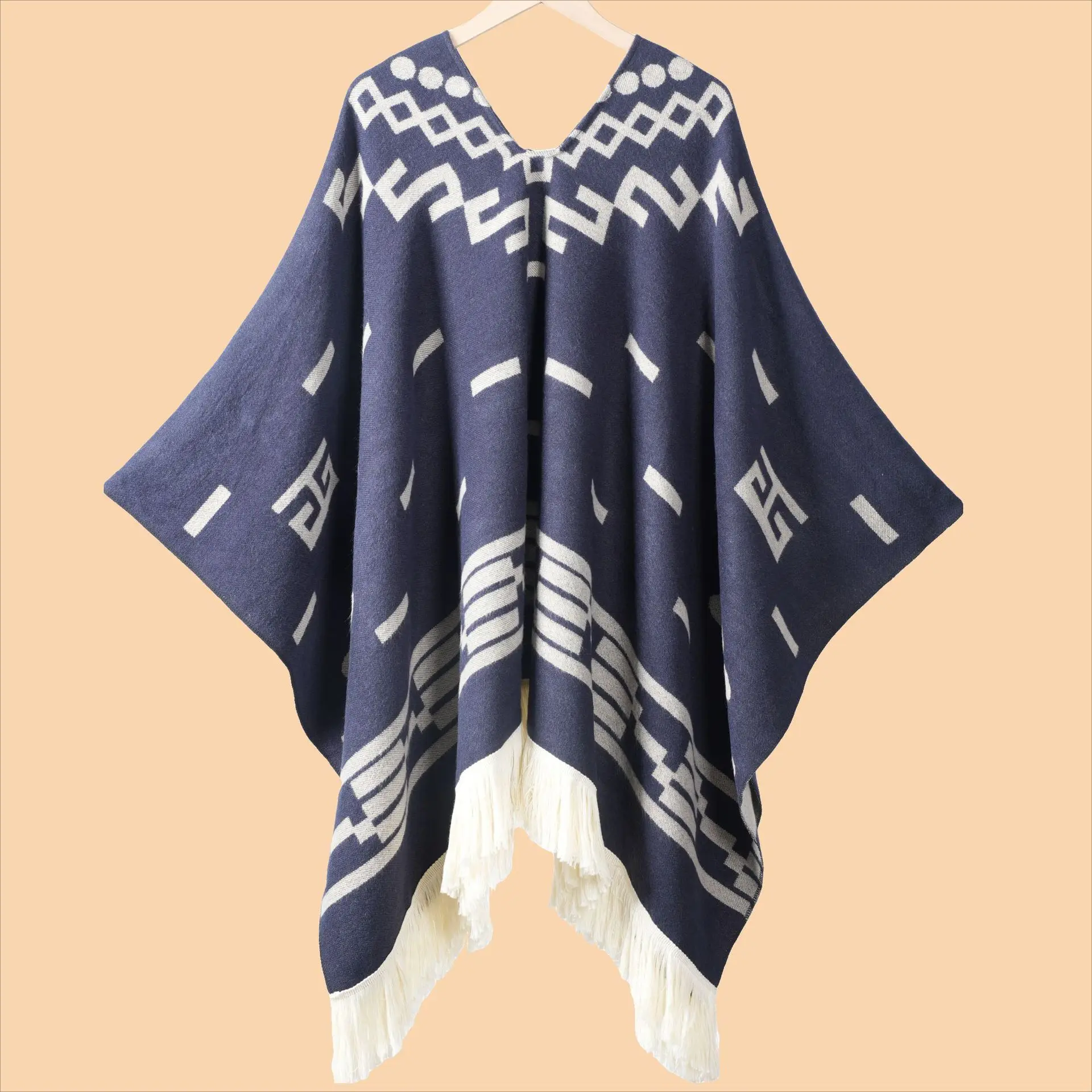 Men's Cape Fashionable Knitted - Muffler Men Wool บทวิจารณ์และราคา