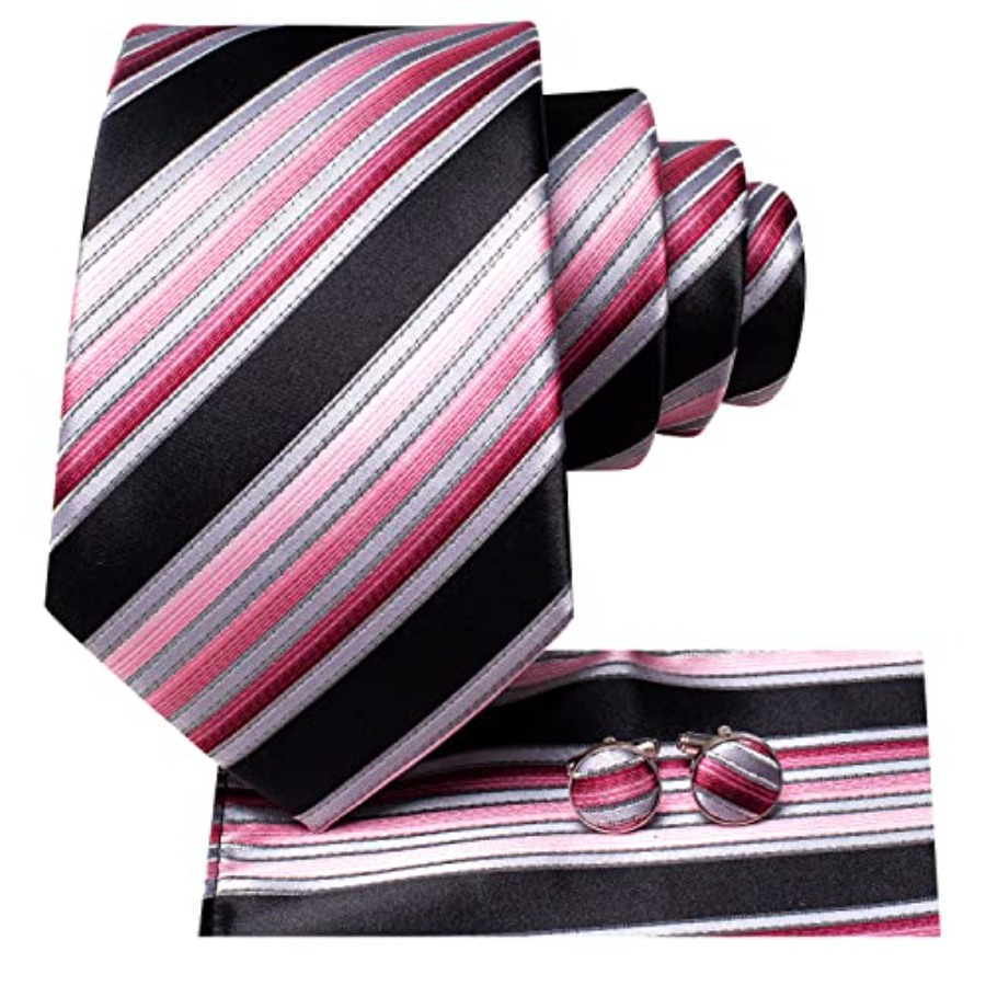 Men Ties Sets Silk Stripe Pais - Silk Tie Striped บทวิจารณ์และราคา