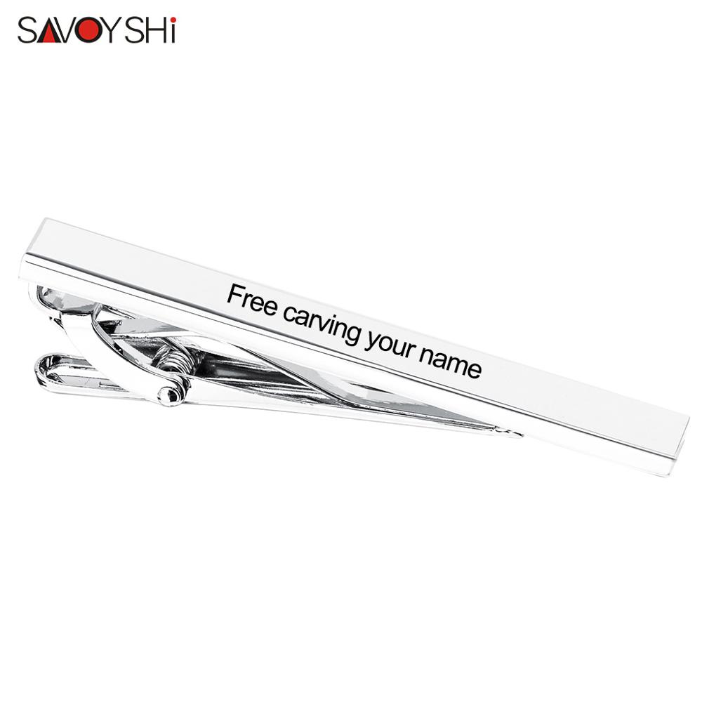 SAVOYSHI Free Engraving Name C - Tie Bar Set Gift บทวิจารณ์และราคา