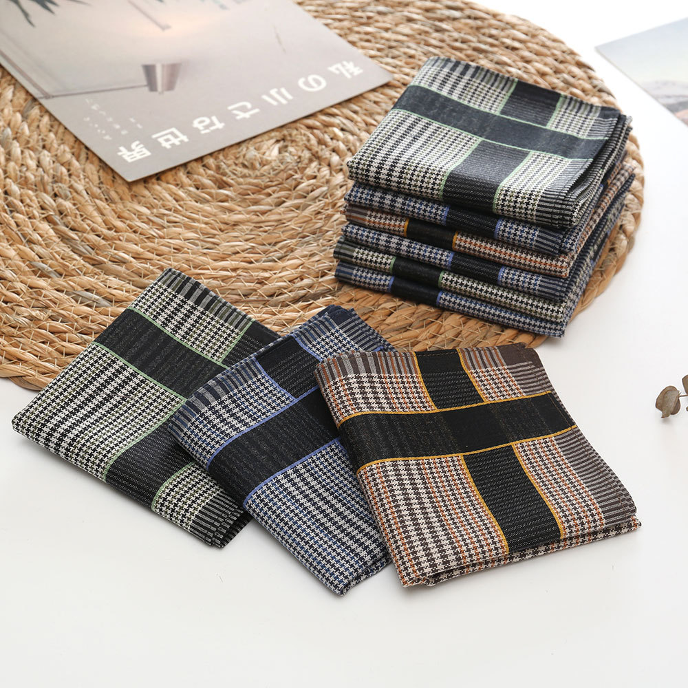 3/6/12 Pcs Men's Pure Cotton H - Handkerchief Cotton Men บทวิจารณ์และราคา