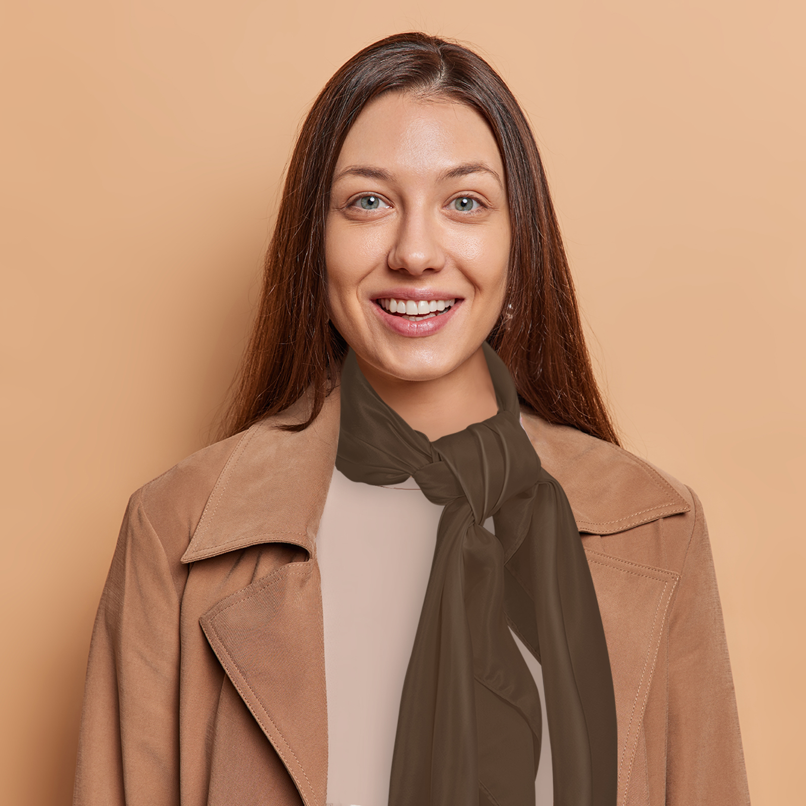 1pcs 35 Inch Satin Head Scarf, - Scarf Silk Square บทวิจารณ์และราคา