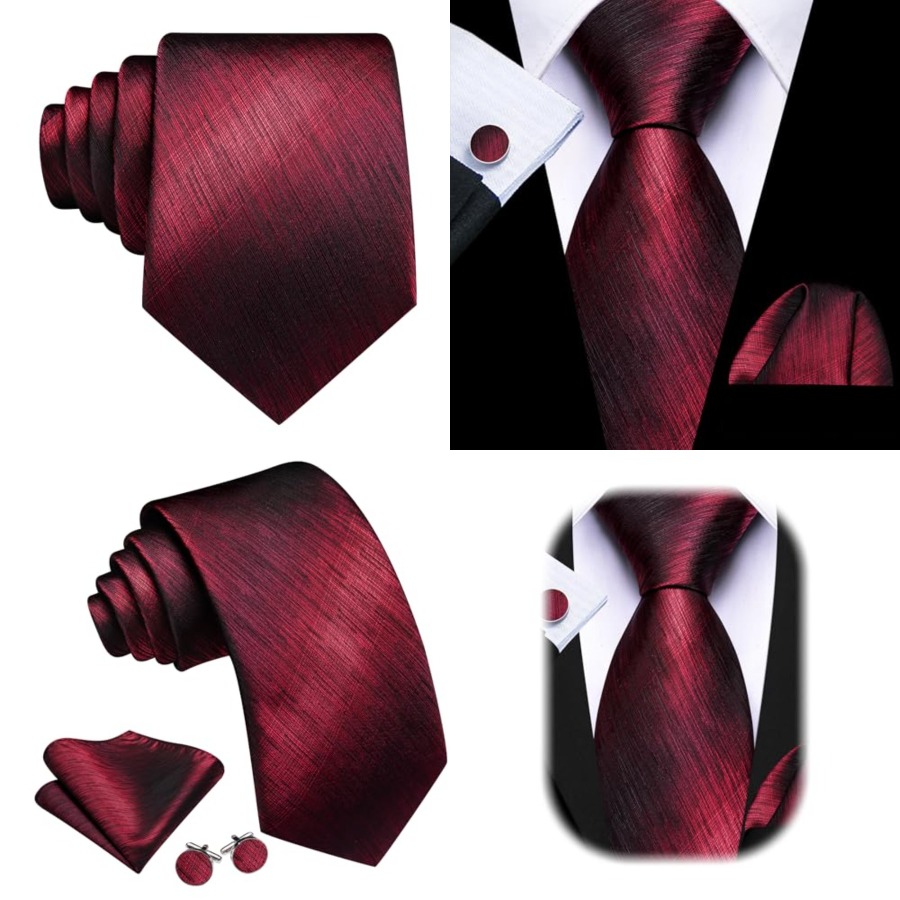 Tie Sets for Men Silk Stripe N - Silk Tie Striped บทวิจารณ์และราคา