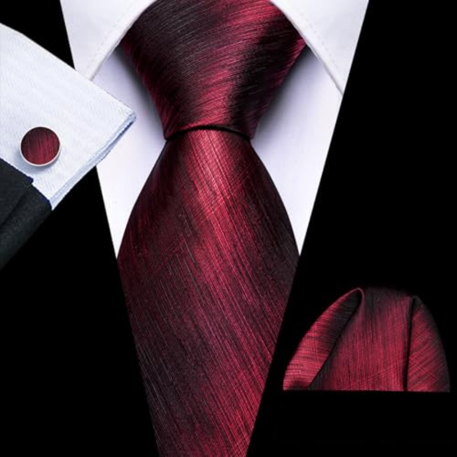 Tie Sets for Men Silk Stripe N - Silk Tie Striped บทวิจารณ์และราคา