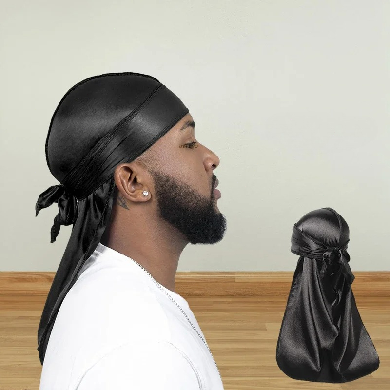 Fashion Long Tail Adult Satin  - Bandana Doo Rag บทวิจารณ์และราคา