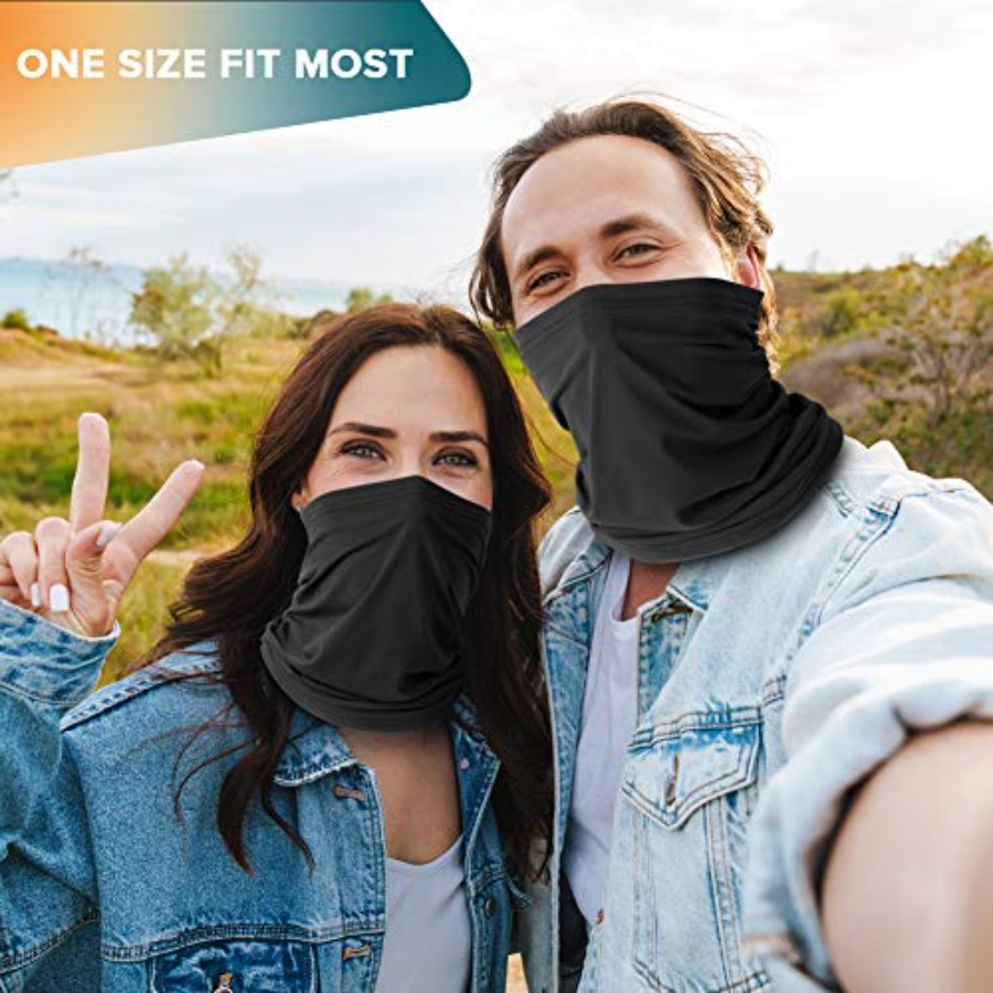 VULKIT 2 Pack Neck Gaiter Face - Face Scarf Mask บทวิจารณ์และราคา