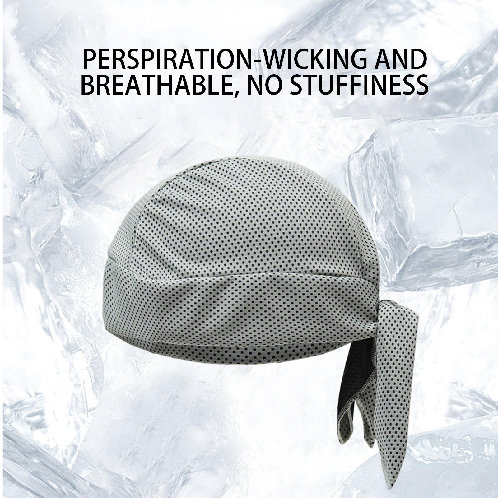 Cycling Hat Under Helmet Quick - Bandana Doo Rag บทวิจารณ์และราคา