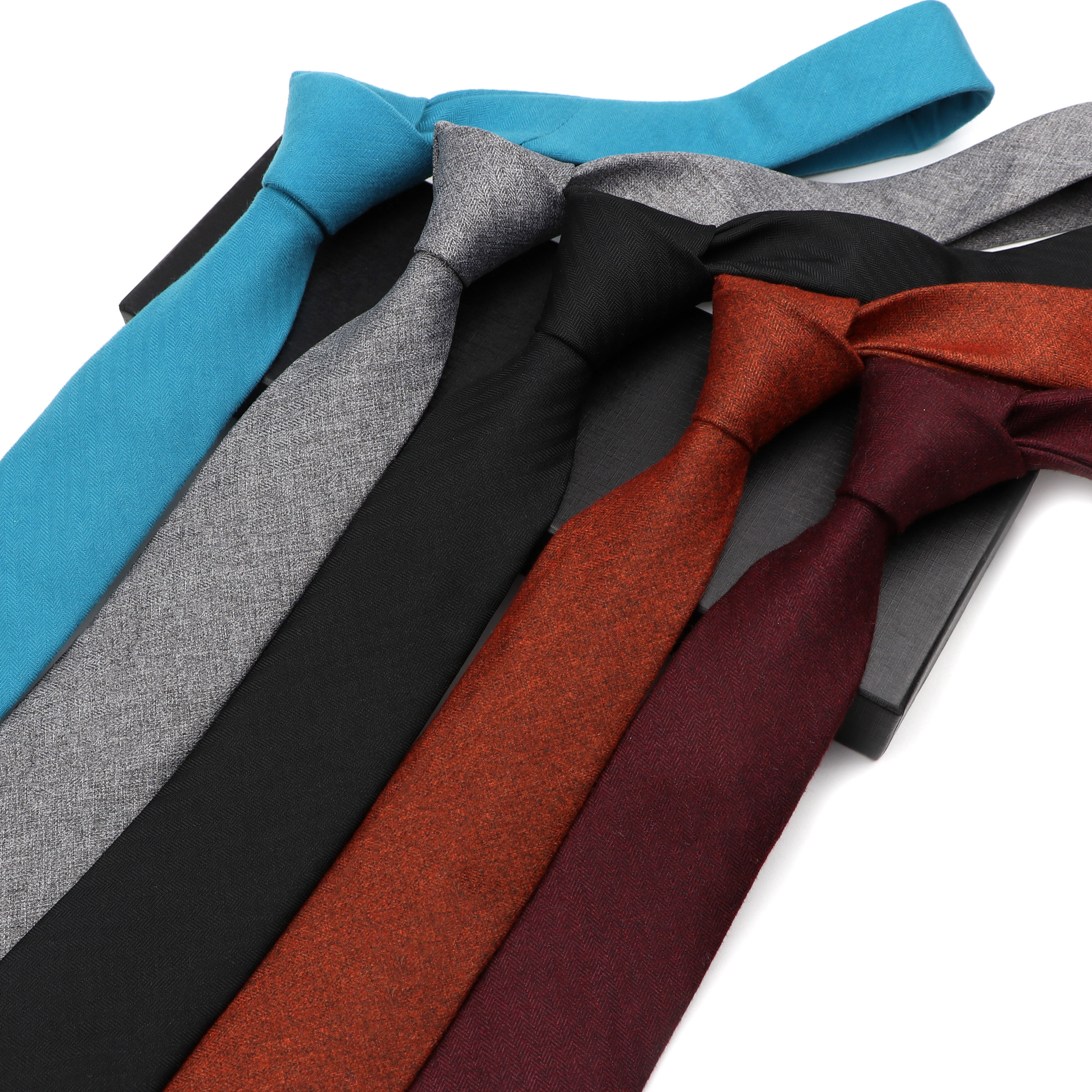 New Arrival Soft Mens Solid Co - Skinny Tie Men บทวิจารณ์และราคา