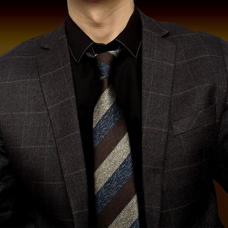 Fashion Slim Skinny 7-8cm Neck - Skinny Tie Men บทวิจารณ์และราคา