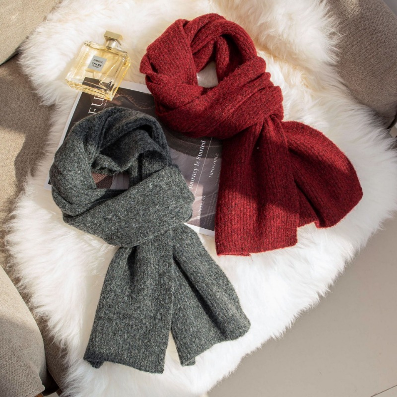 Korean Style Classic Woolen Sc - Muffler Men Wool บทวิจารณ์และราคา