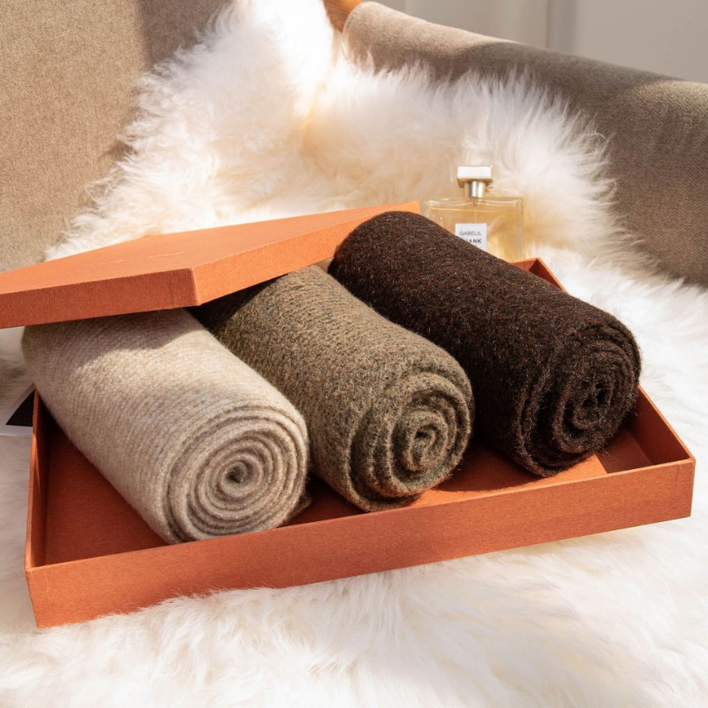 Korean Style Classic Woolen Sc - Muffler Men Wool บทวิจารณ์และราคา