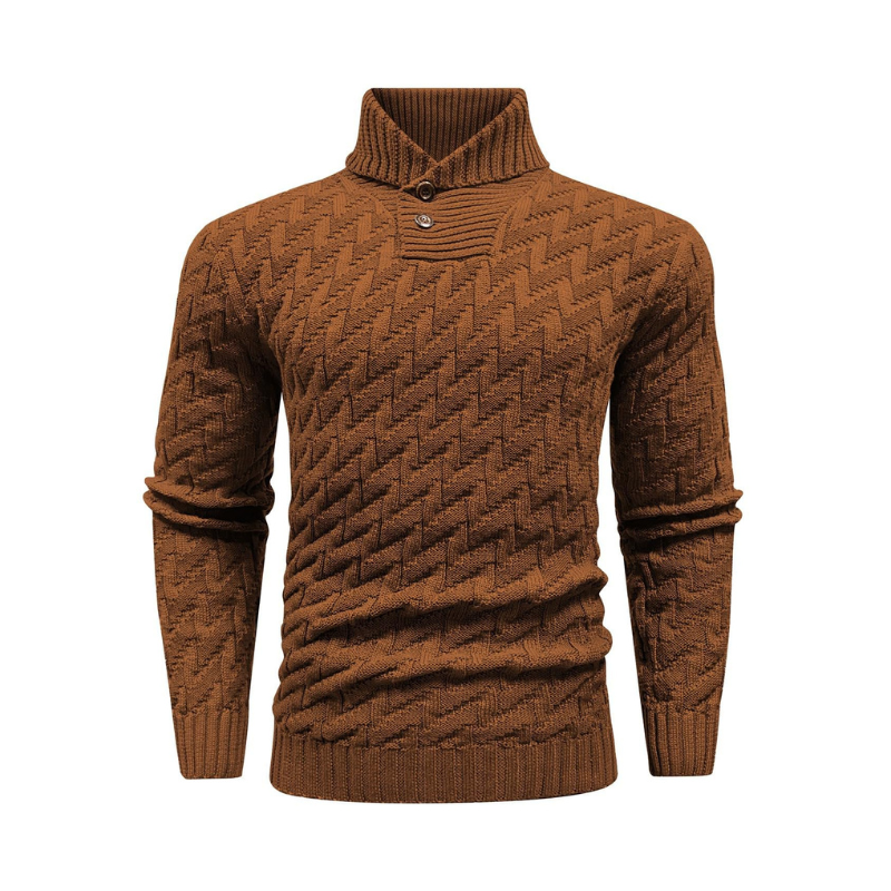 Men's Sweater Spring Shawl Col - Muffler Men Wool บทวิจารณ์และราคา