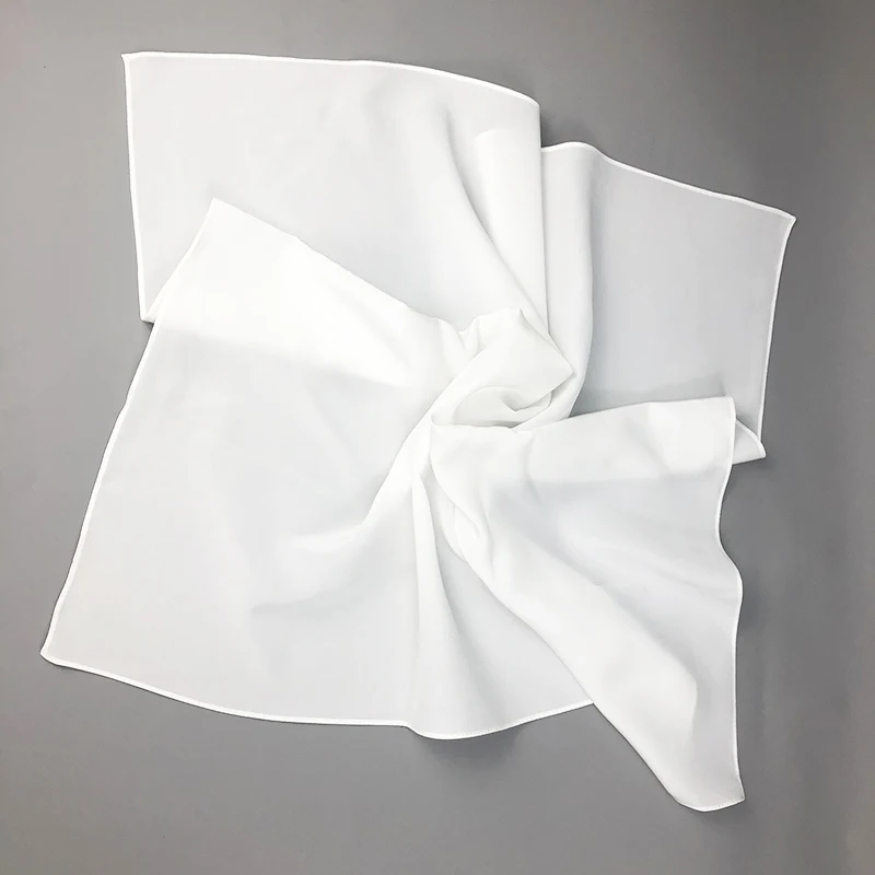 New Women Silk Scarf Square Ne - Ascot Neck Scarf บทวิจารณ์และราคา