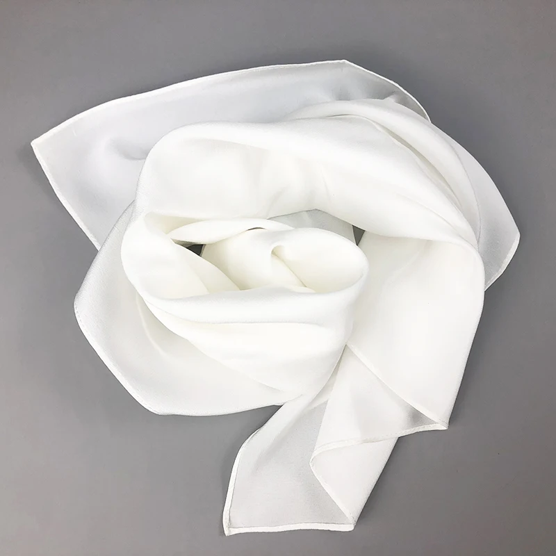 New Women Silk Scarf Square Ne - Ascot Neck Scarf บทวิจารณ์และราคา