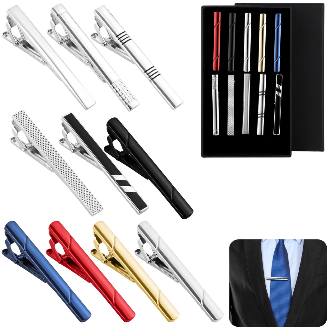 10Pcs Tie Clips Tie Clip Set F - Tie Bar Set Gift บทวิจารณ์และราคา