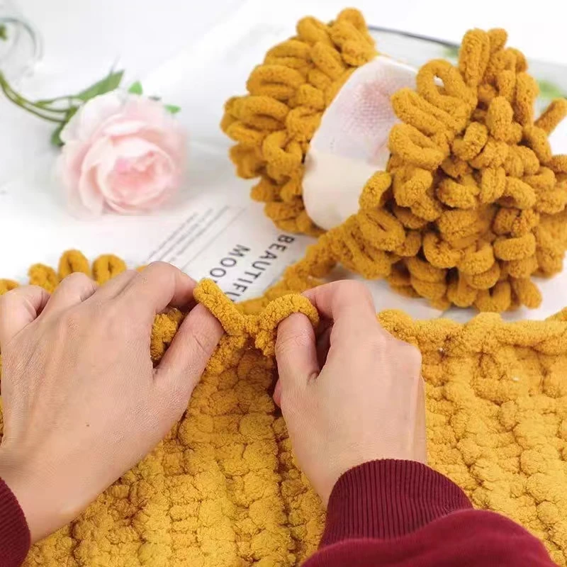 100g/Ball Finger Loop Yarn Thr - Woven Scarf Blanket บทวิจารณ์และราคา