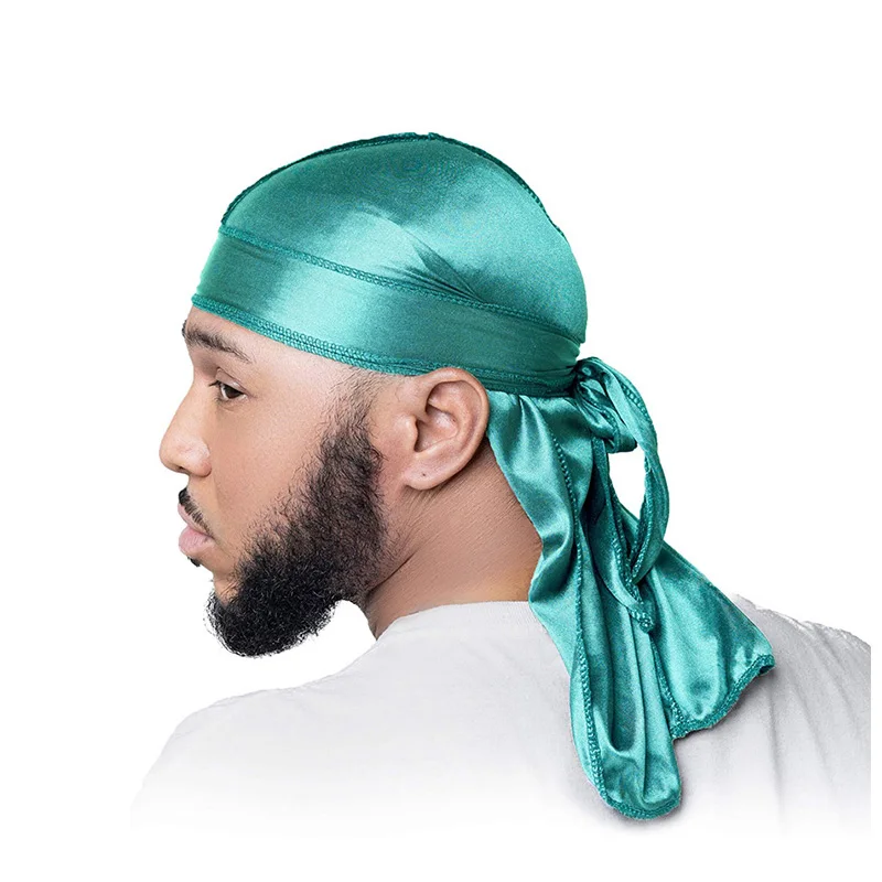 Unisex Long Silky Durag Long T - Bandana Doo Rag บทวิจารณ์และราคา