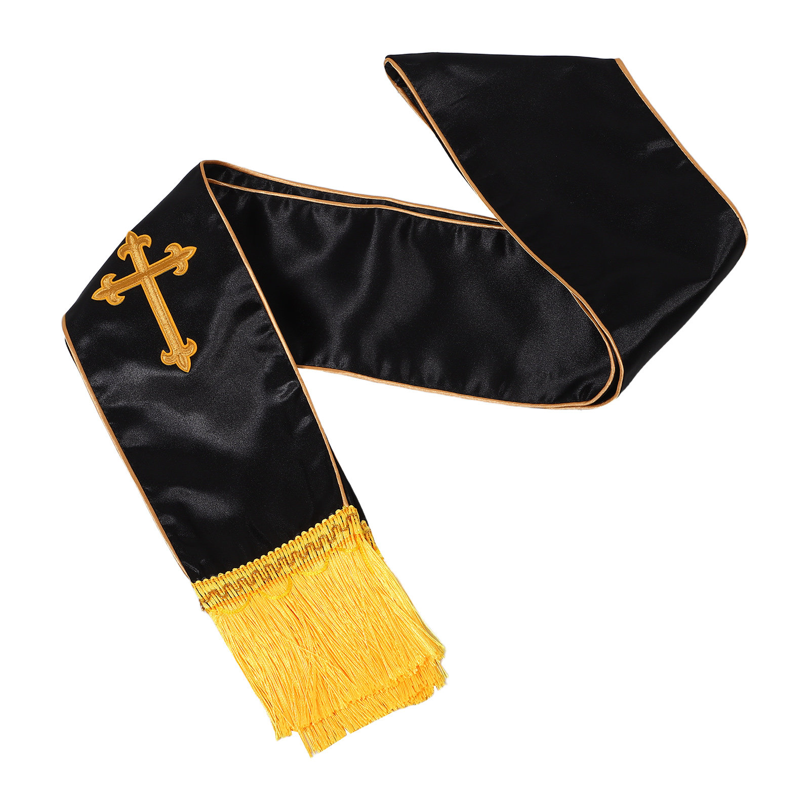 Embroidered Wedding Officiant  - Stole Wedding Shawl บทวิจารณ์และราคา