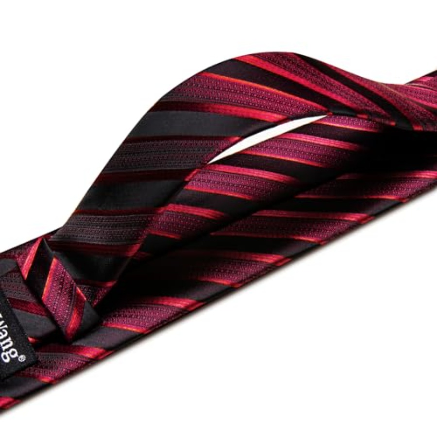 Tie Sets for Men Silk Stripe N - Silk Tie Striped บทวิจารณ์และราคา