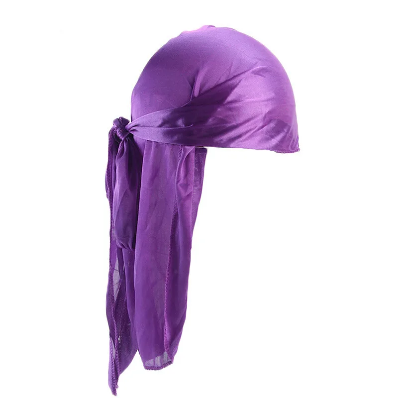 5Pcs Silk Durag Bandana Turban - Bandana Doo Rag บทวิจารณ์และราคา