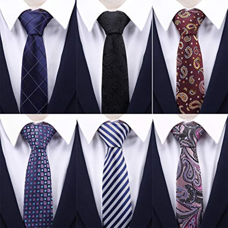 4 Packs Skinny Neckties for Me - Skinny Tie Men บทวิจารณ์และราคา