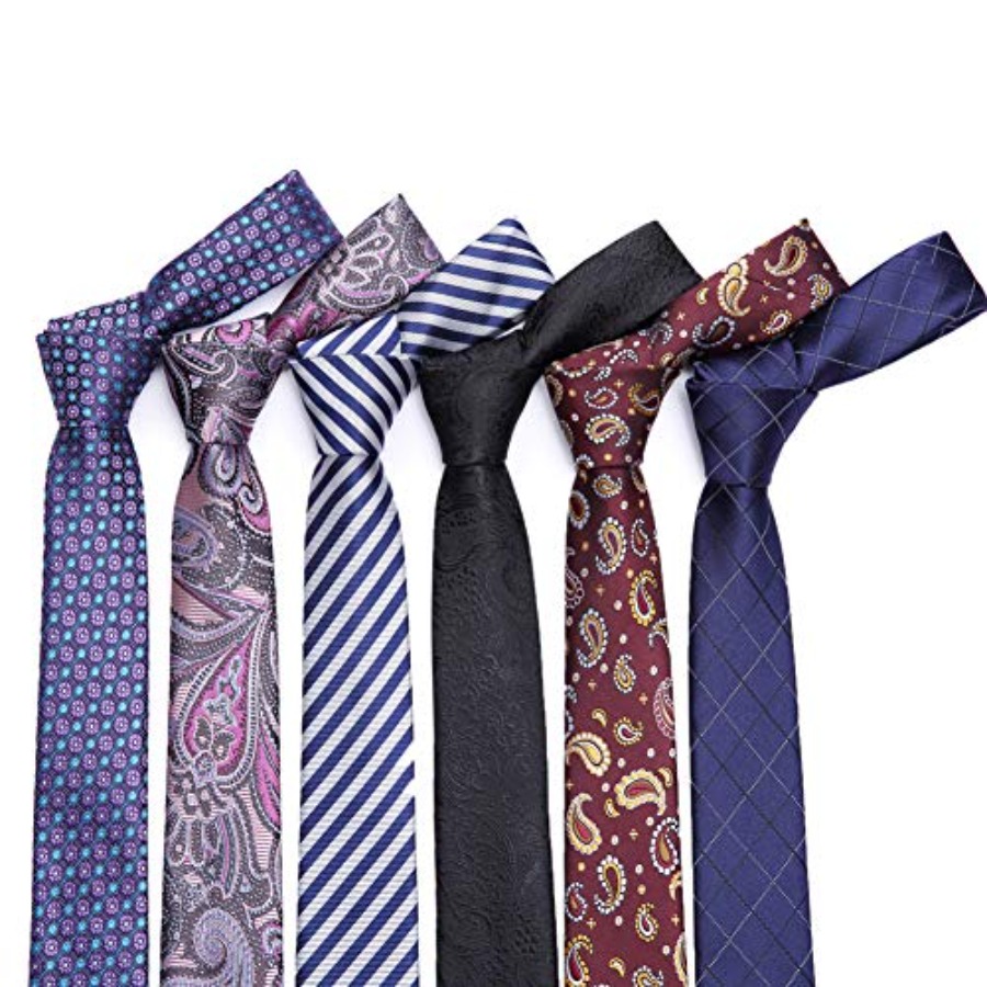 4 Packs Skinny Neckties for Me - Skinny Tie Men บทวิจารณ์และราคา