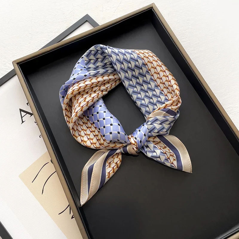 New scarf women spring printed - Scarf Silk Square บทวิจารณ์และราคา