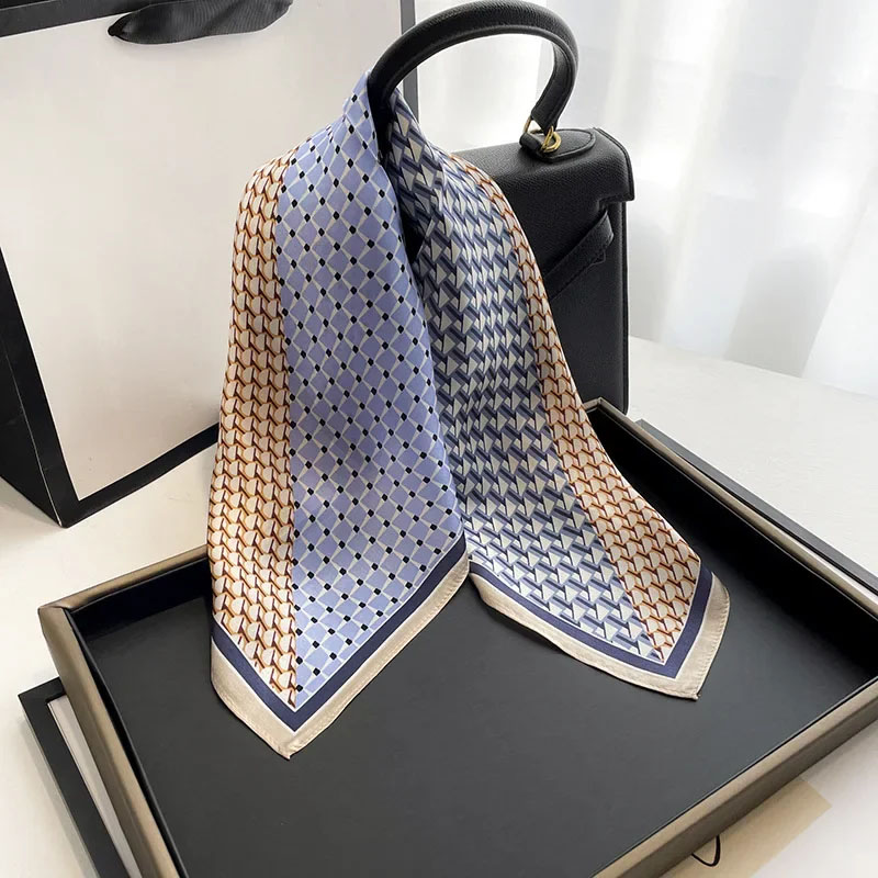 New scarf women spring printed - Scarf Silk Square บทวิจารณ์และราคา