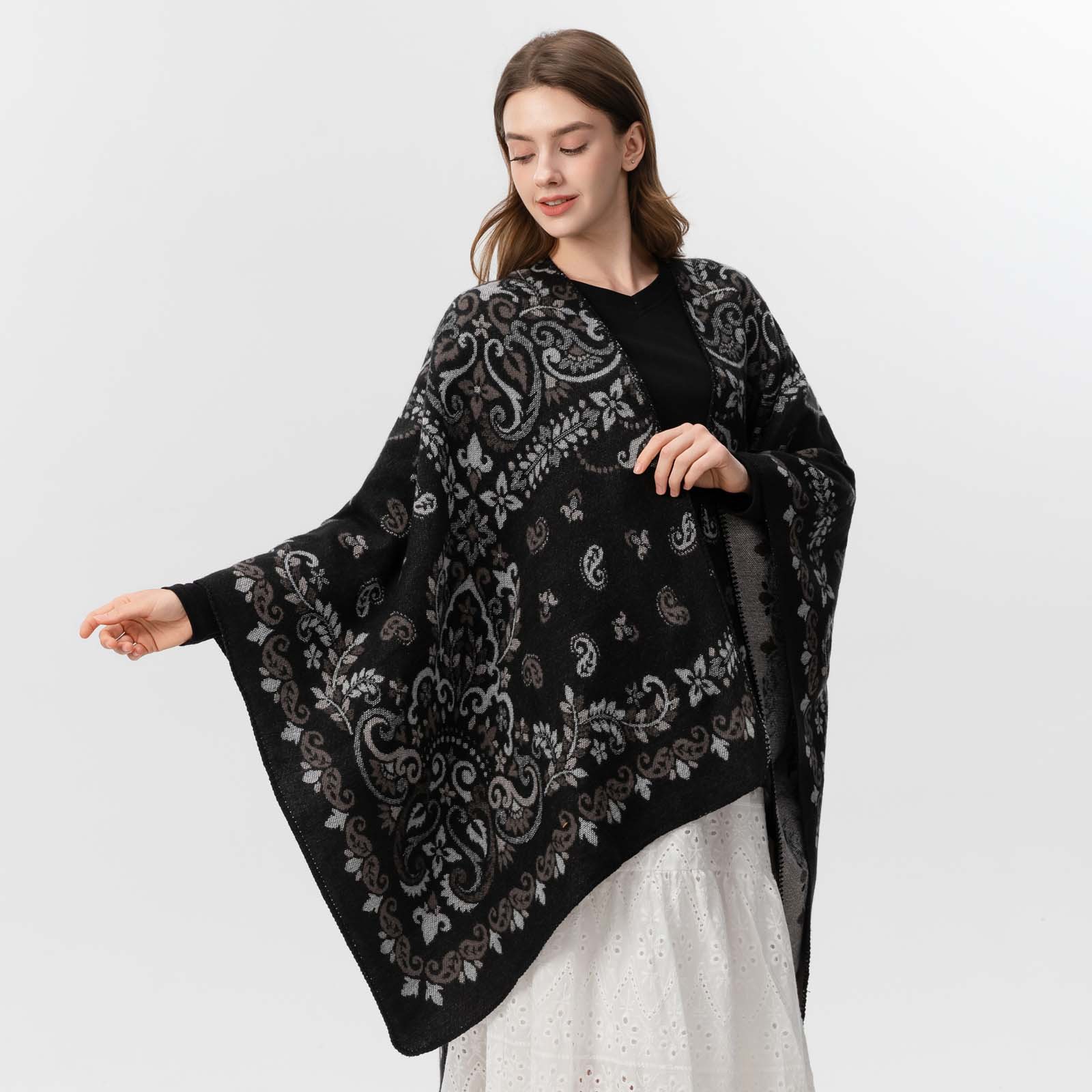 Women Luxury Scarf Jacqumus Fe - Stole Wedding Shawl บทวิจารณ์และราคา