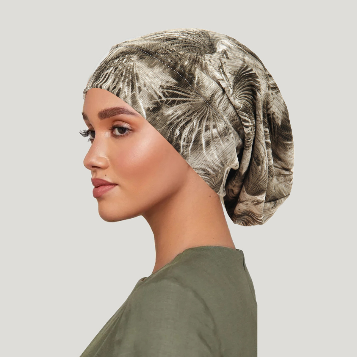 2026 New Tie-dye Hair Cover Ca - Head Wrap Turban บทวิจารณ์และราคา