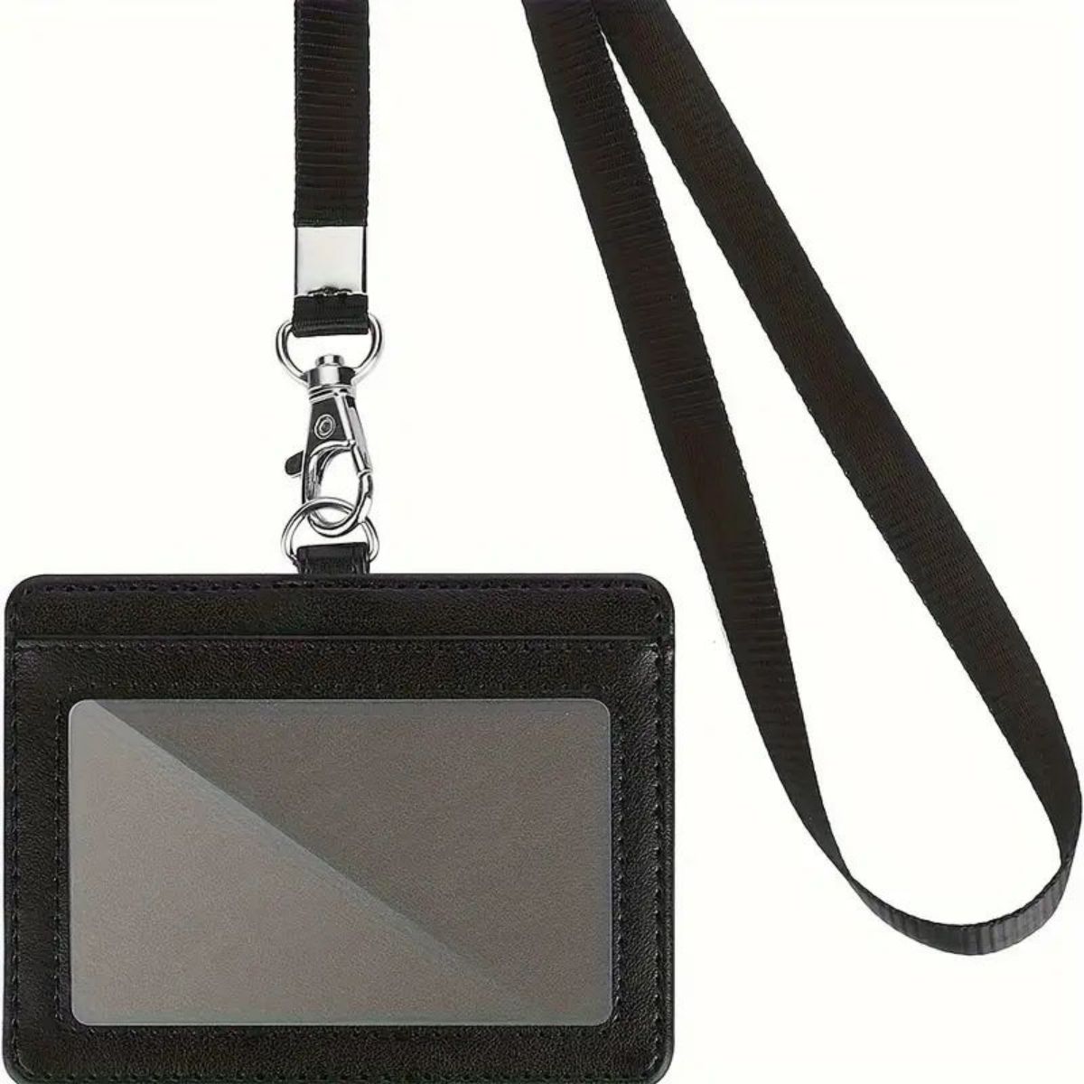 1 pc Horizontal ID badge holde - Lanyard Badge Holder บทวิจารณ์และราคา