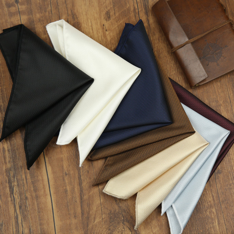24cm Classic Solid Color White - Pocket Square Set บทวิจารณ์และราคา