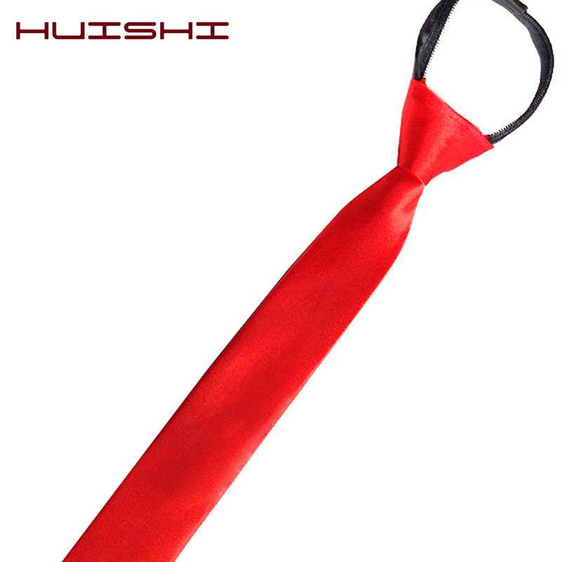 HUISHI Mens Zipper Necktie Ski - Skinny Tie Men บทวิจารณ์และราคา