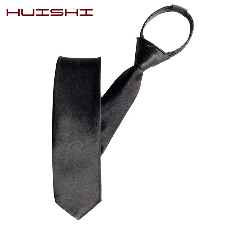 HUISHI Mens Zipper Necktie Ski - Skinny Tie Men บทวิจารณ์และราคา