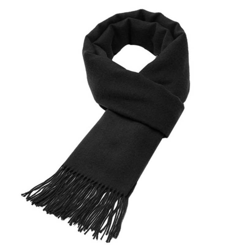 Autumn And Winter Solid Color  - Muffler Men Wool บทวิจารณ์และราคา