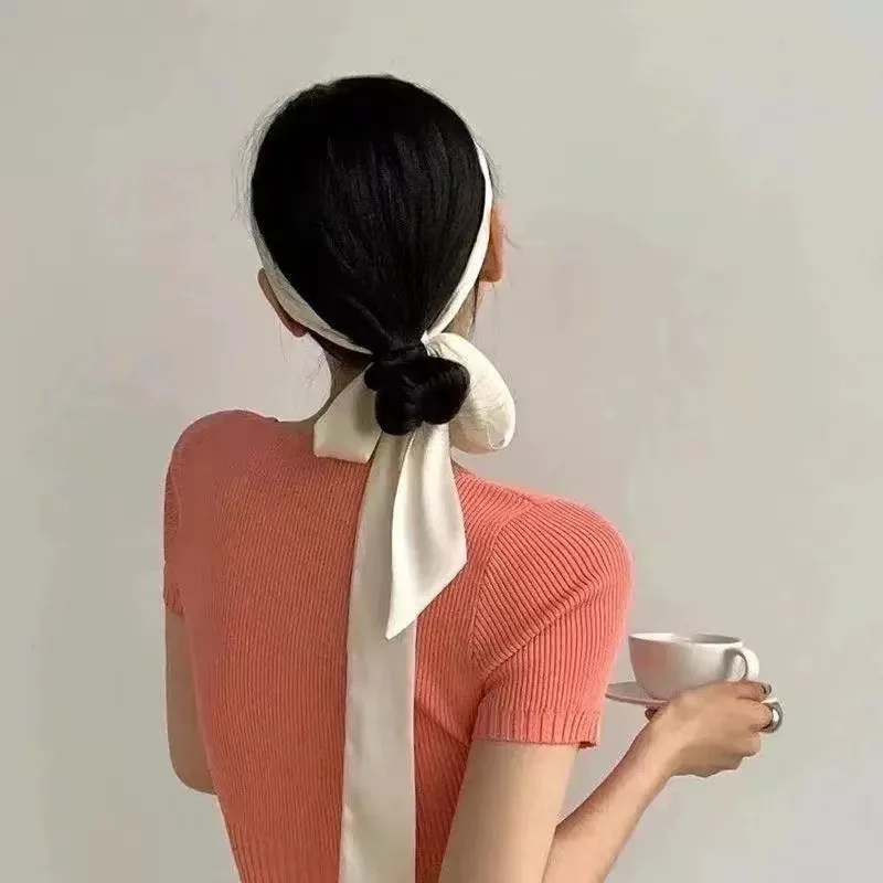 Women Narrow Solid Colors Long - Skinny Tie Men บทวิจารณ์และราคา