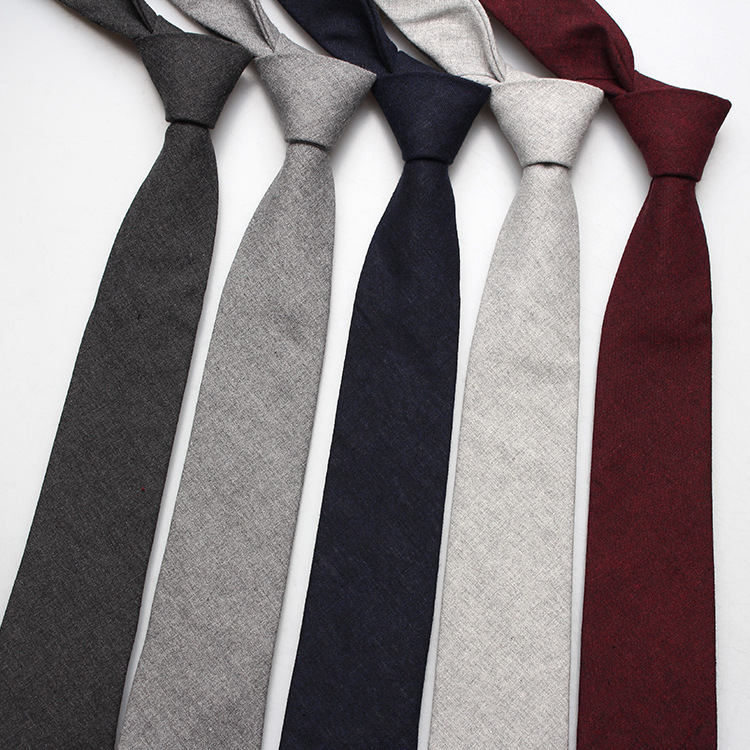 Linbaiway Men Slim Solid Neckt - Skinny Tie Men บทวิจารณ์และราคา
