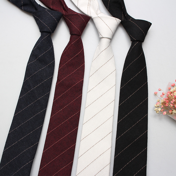 Linbaiway Men Slim Solid Neckt - Skinny Tie Men บทวิจารณ์และราคา