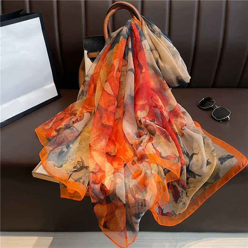 New Silk Beach Stoles Women Hi - Bandana Cotton บทวิจารณ์และราคา