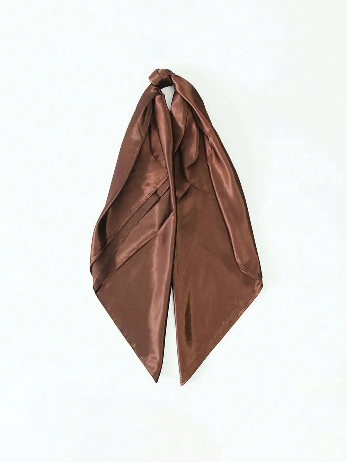 1pc Women White Silk Scarf, Ve - Scarf Silk Square บทวิจารณ์และราคา