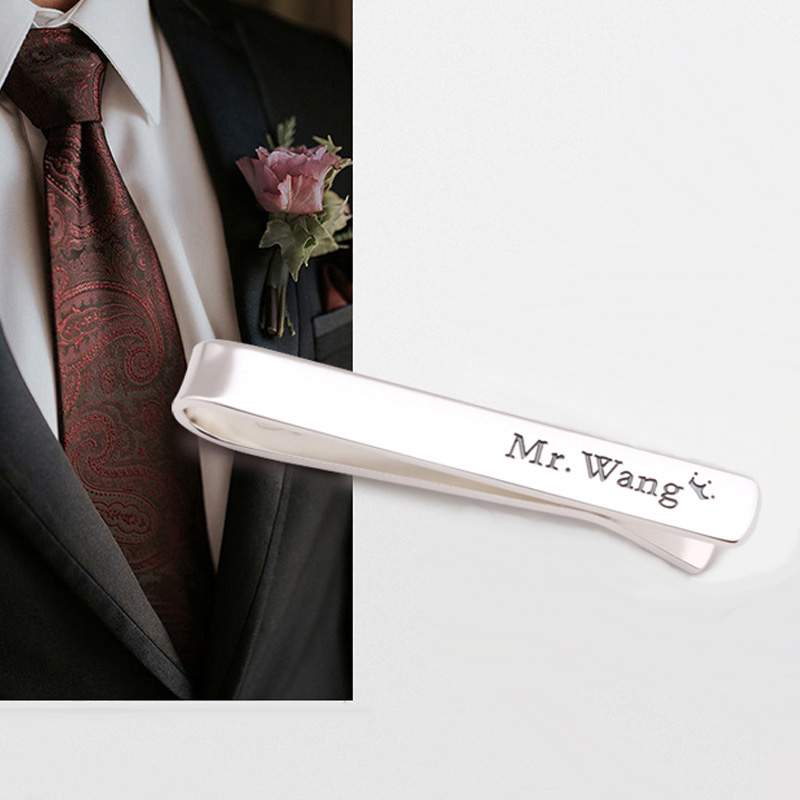 Amxiu Custom Name 925 Sterling - Tie Clip Silver บทวิจารณ์และราคา