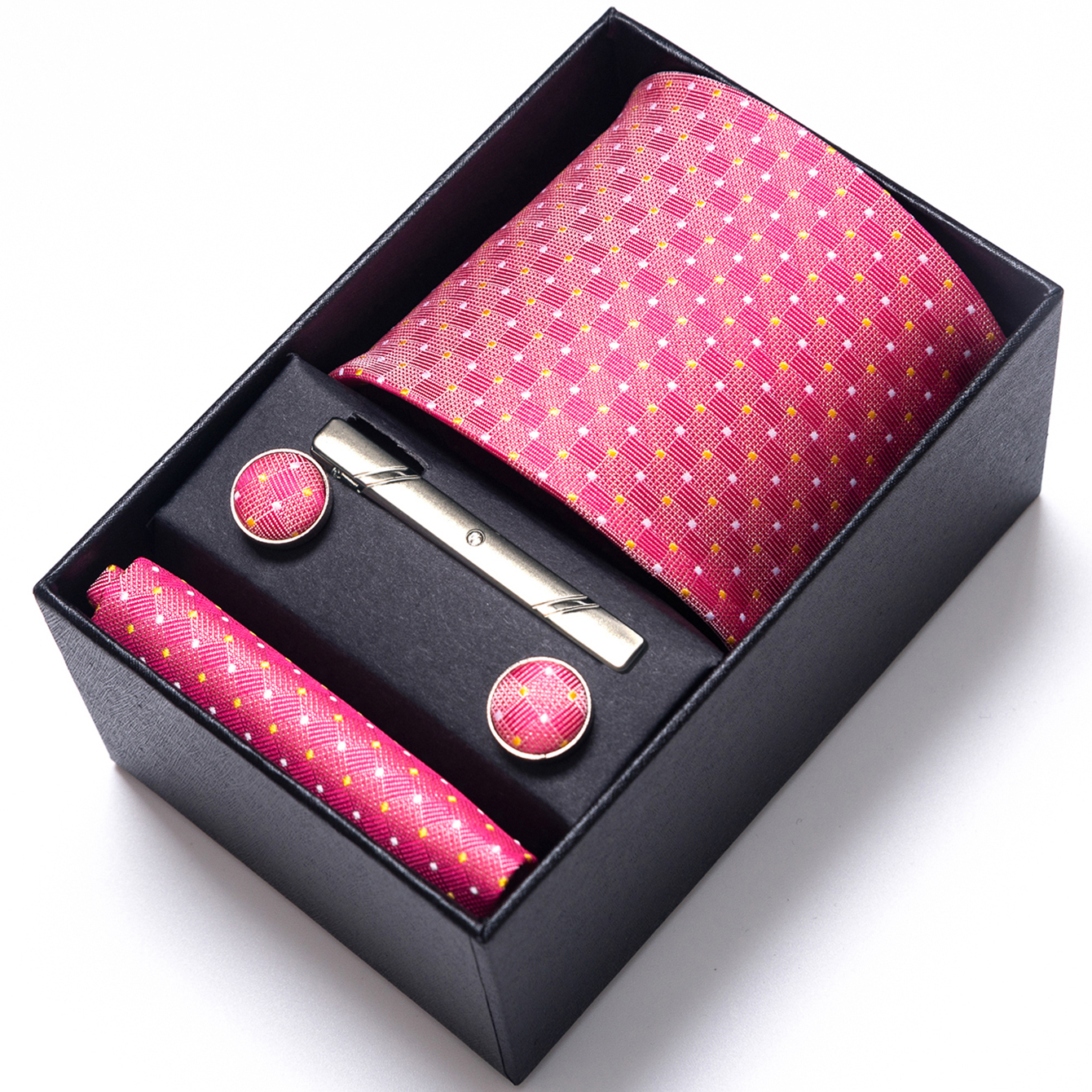 Bright Color Paisley Men's Tie - Pocket Square Set บทวิจารณ์และราคา