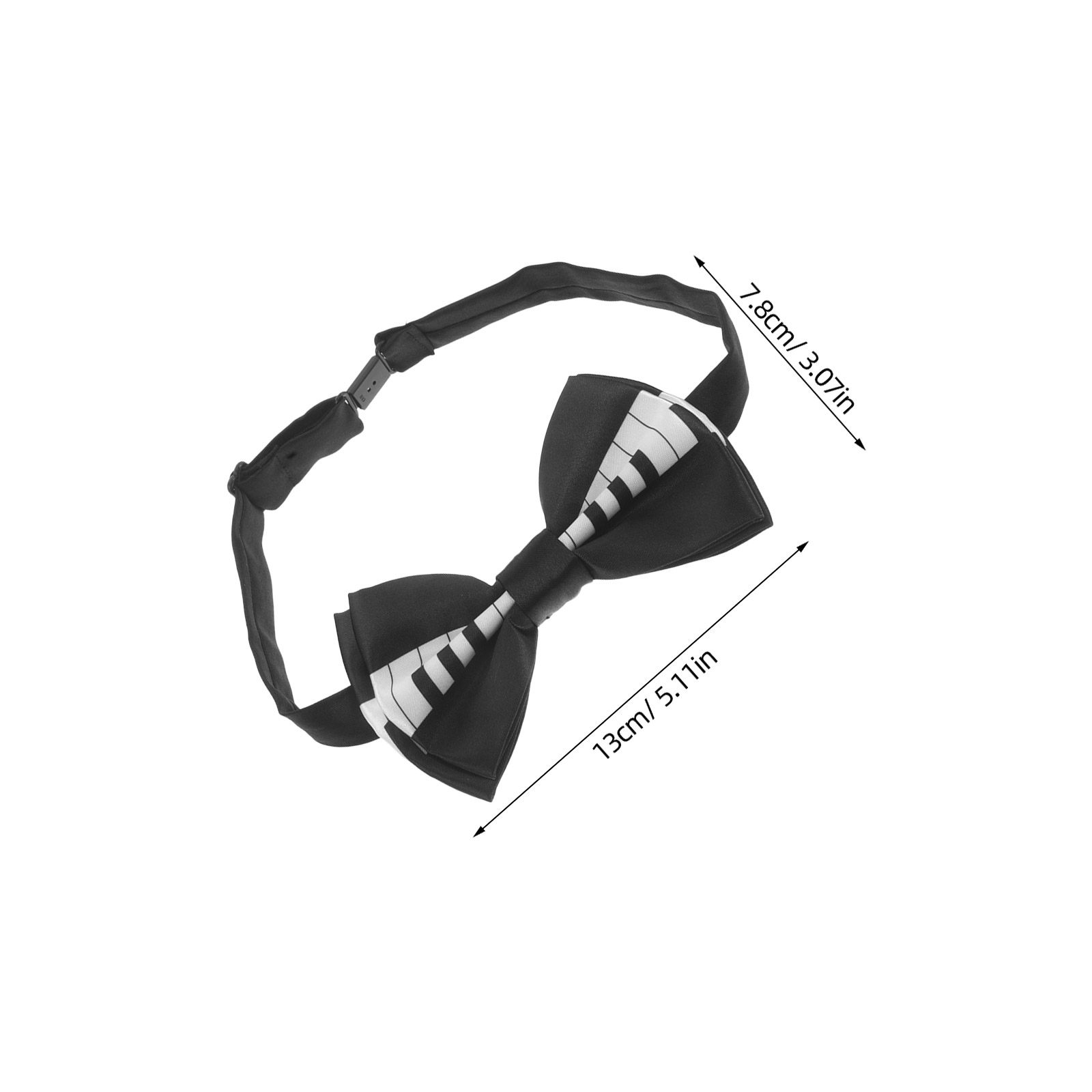 3Pcs Music Bow Tie Set Piano K - Bow Tie Pre Tied บทวิจารณ์และราคา