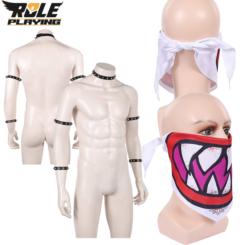 Bowser Jr Cosplay Scarf Mask B - Ascot Neck Scarf บทวิจารณ์และราคา