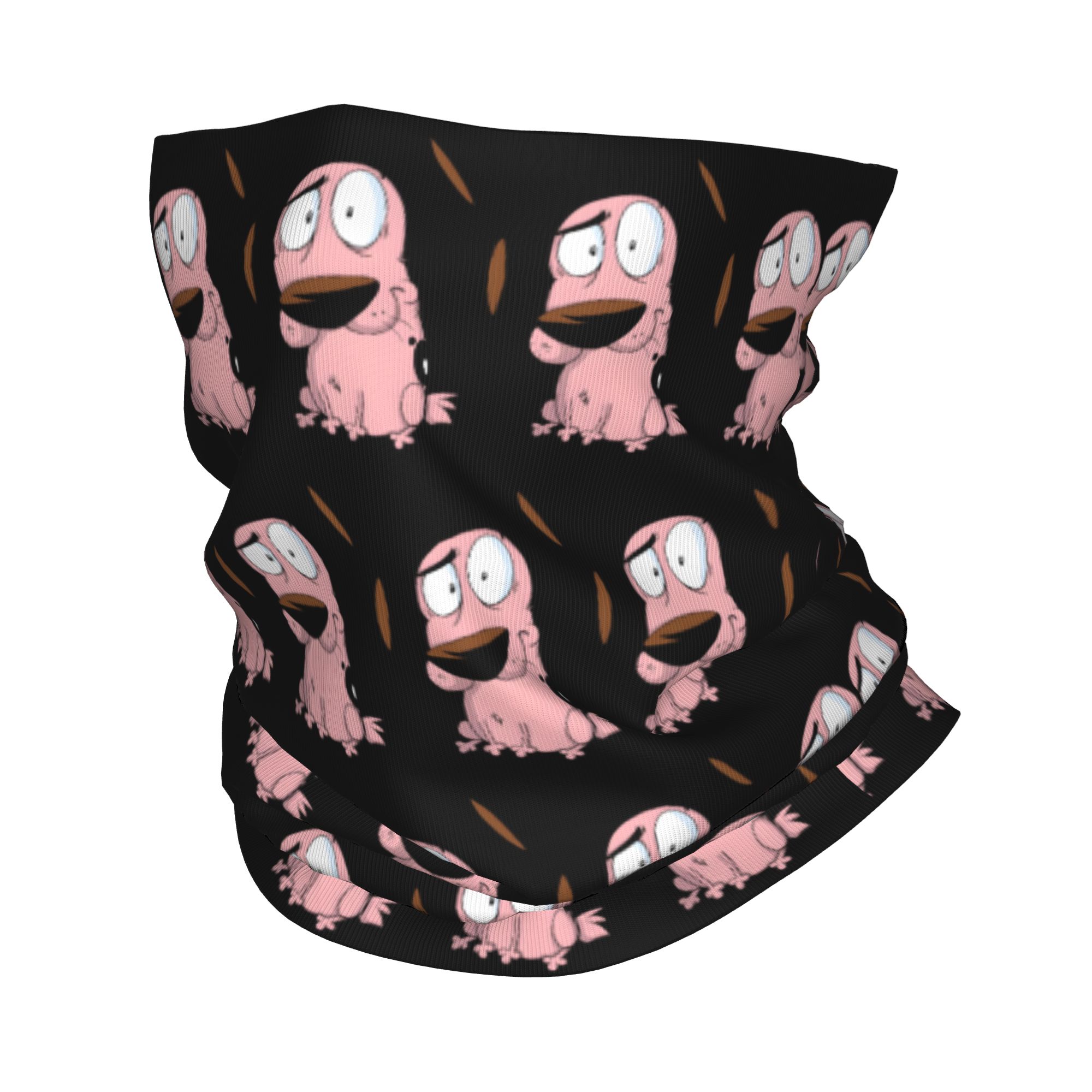 Custom Cartoon Courage Dog Win - Neck Warmer Tube บทวิจารณ์และราคา