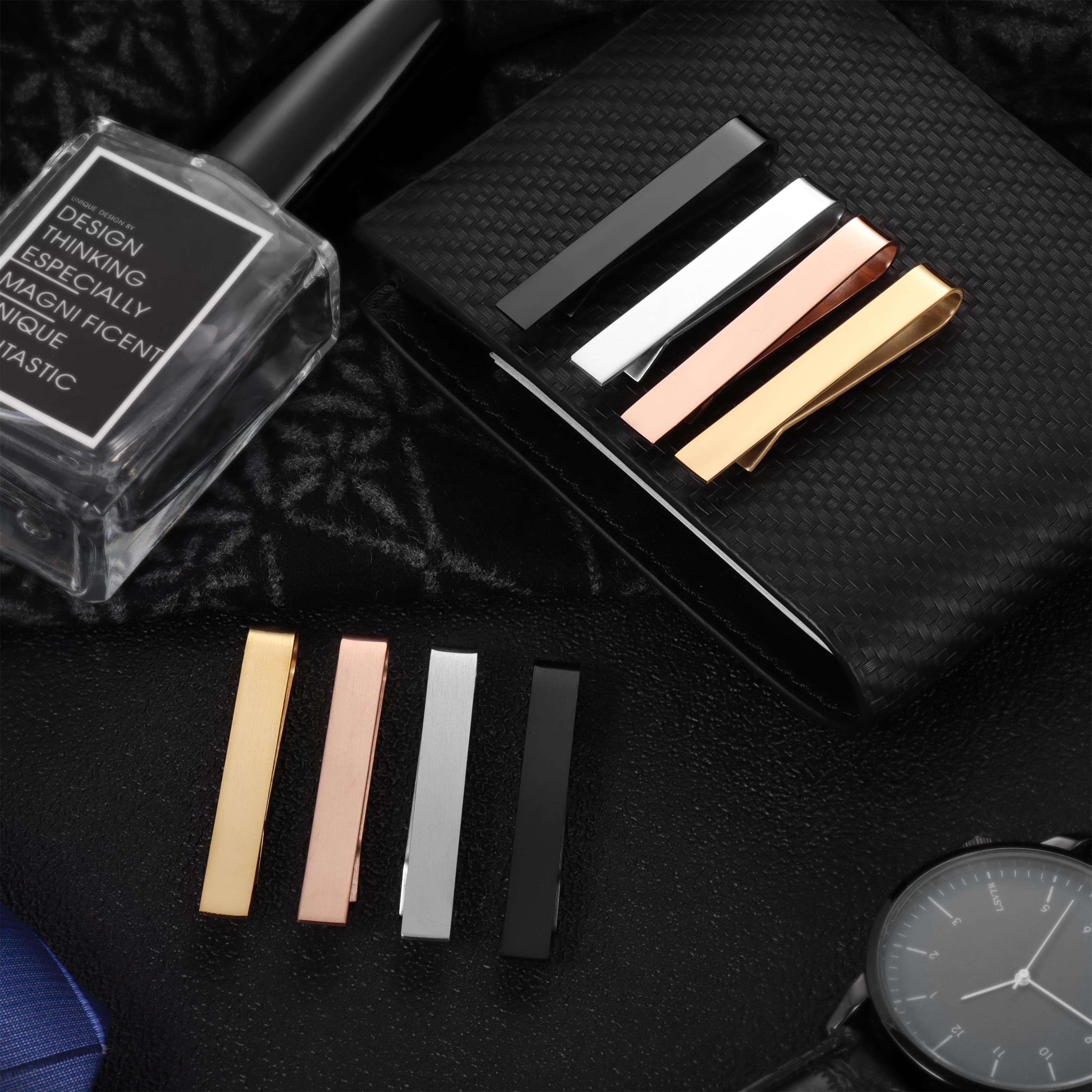 HAWSON 2 in shiny and brushTie - Tie Bar Set Gift บทวิจารณ์และราคา