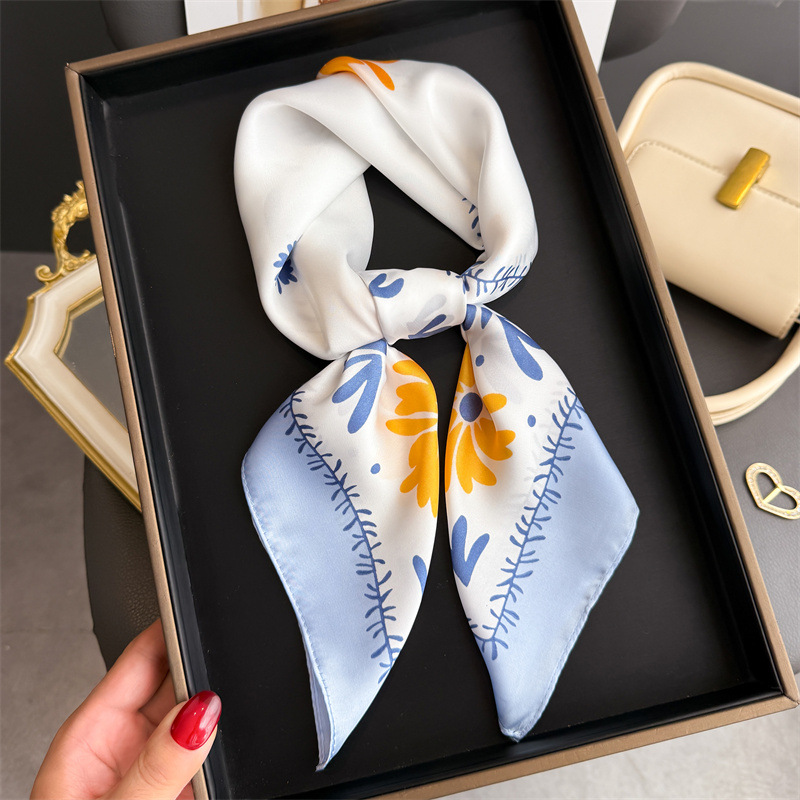 1Pc new printed fashion silk s - Scarf Silk Square บทวิจารณ์และราคา