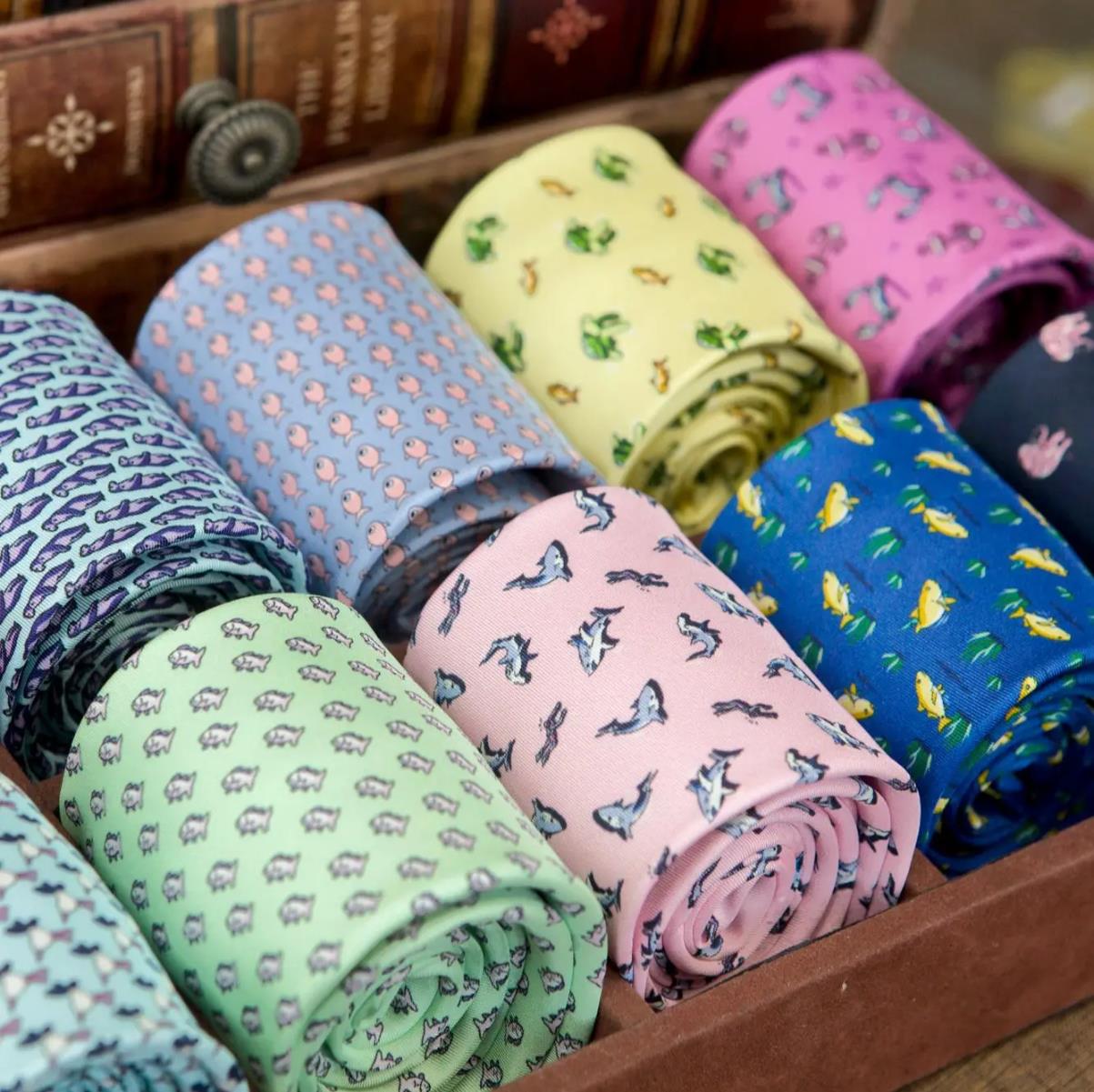 Multicolor Colorful Character  - Skinny Tie Men บทวิจารณ์และราคา